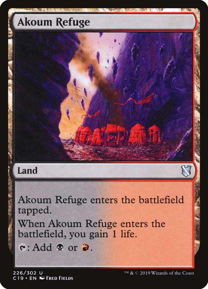 Akoum Refuge [Commander 2019] | Jomio and Rueliete's Cards and Comics