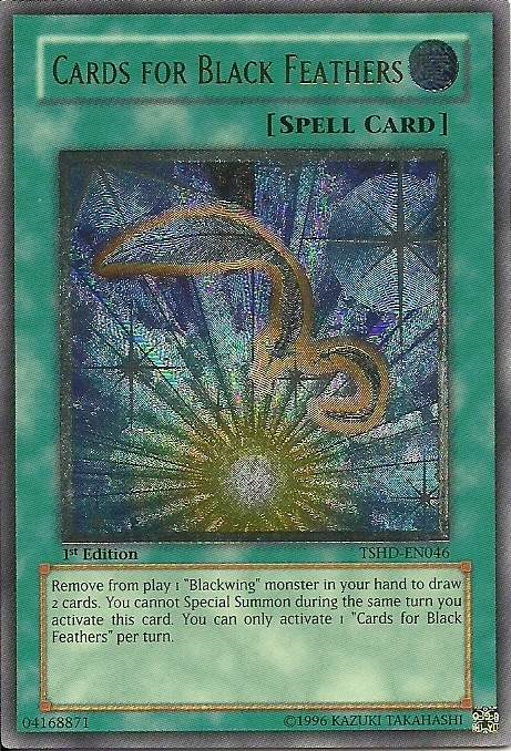 Cards for Black Feathers (UTR) [TSHD-EN046] Ultimate Rare | Jomio and Rueliete's Cards and Comics