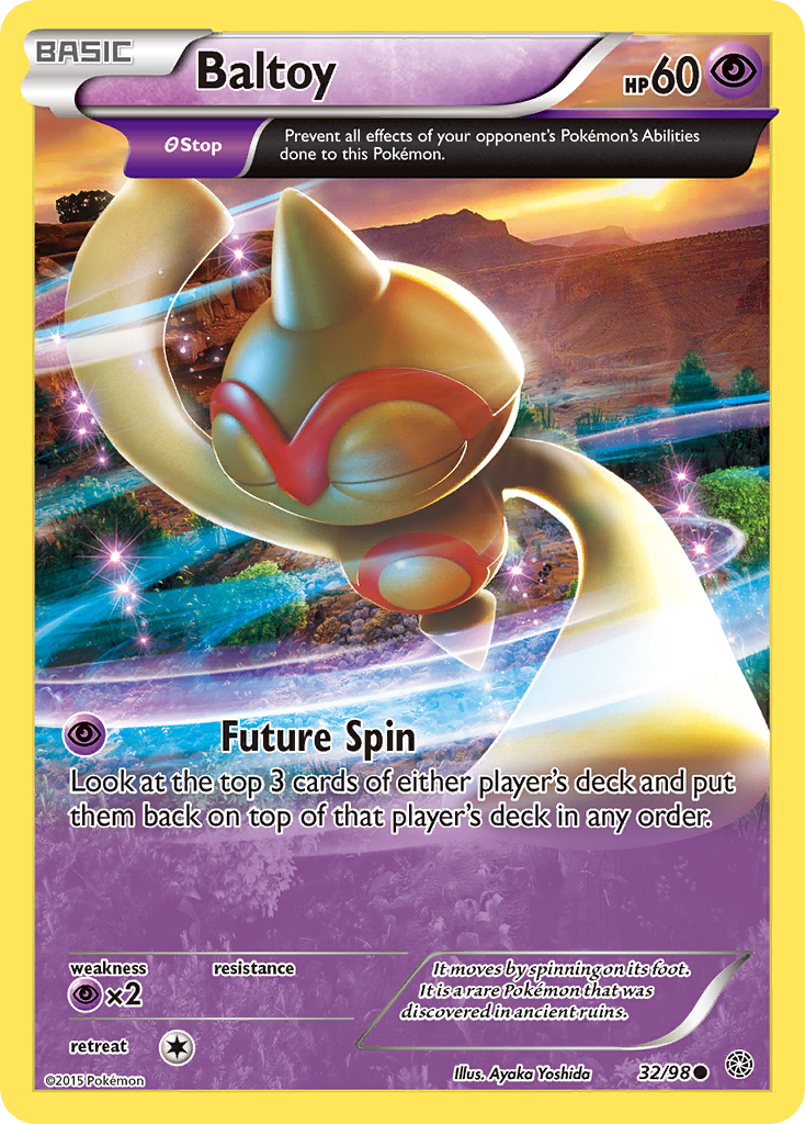 Baltoy (32/98) [XY: Ancient Origins] | Jomio and Rueliete's Cards and Comics