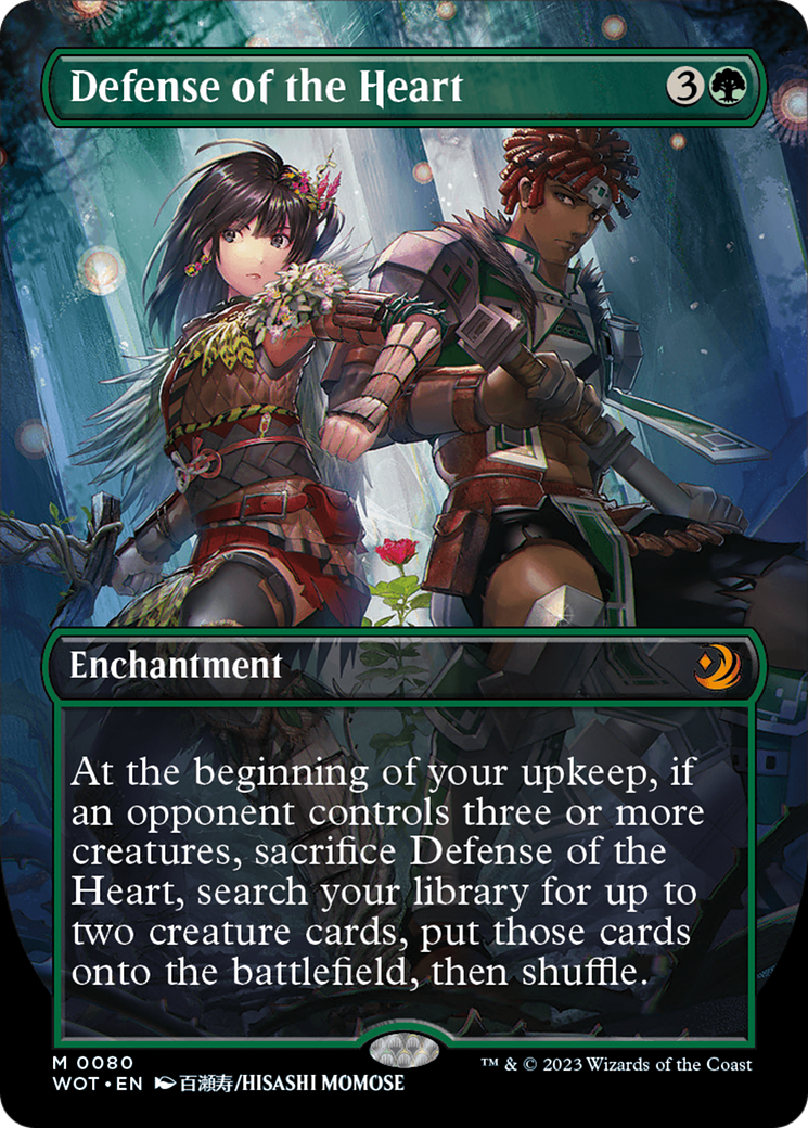 Defense of the Heart (Anime Borderless) [Wilds of Eldraine: Enchanting Tales] | Jomio and Rueliete's Cards and Comics