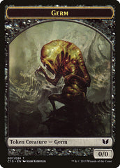 Frog Lizard // Germ Double-Sided Token [Commander 2015 Tokens] | Jomio and Rueliete's Cards and Comics