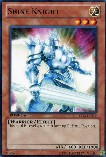 Shine Knight [YS12-EN010] Common | Jomio and Rueliete's Cards and Comics