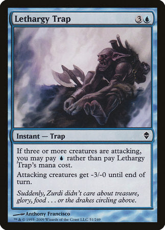 Lethargy Trap [Zendikar] | Jomio and Rueliete's Cards and Comics
