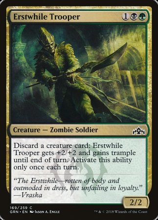 Erstwhile Trooper [Guilds of Ravnica] | Jomio and Rueliete's Cards and Comics