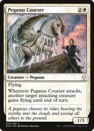 Pegasus Courser [Dominaria] | Jomio and Rueliete's Cards and Comics