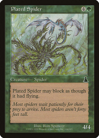 Plated Spider [Urza's Destiny] | Jomio and Rueliete's Cards and Comics