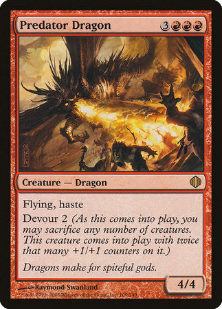 Predator Dragon [Shards of Alara] | Jomio and Rueliete's Cards and Comics