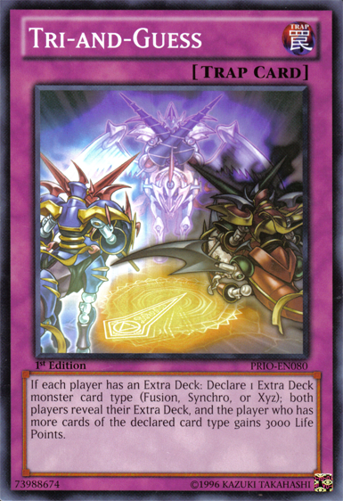Tri-and-Guess [PRIO-EN080] Common | Jomio and Rueliete's Cards and Comics