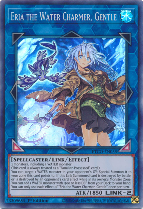Eria the Water Charmer, Gentle [ETCO-EN055] Super Rare | Jomio and Rueliete's Cards and Comics