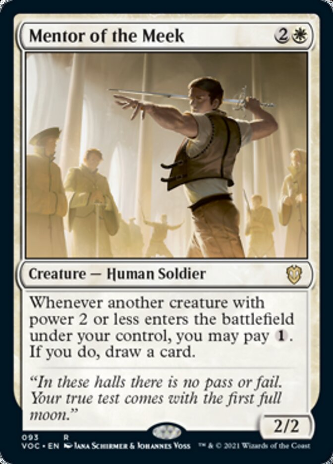 Mentor of the Meek [Innistrad: Crimson Vow Commander] | Jomio and Rueliete's Cards and Comics