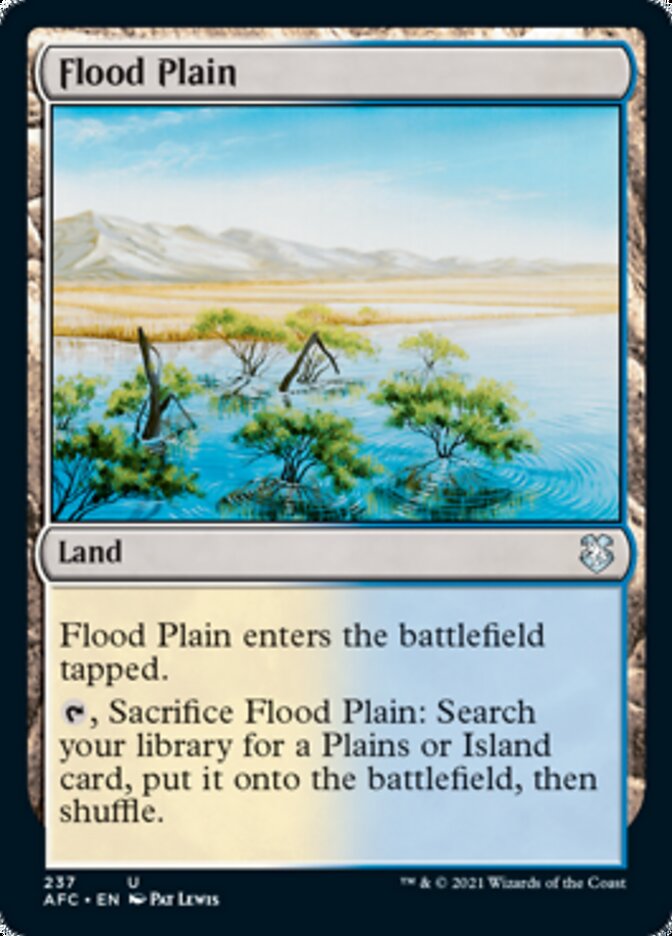 Flood Plain [Dungeons & Dragons: Adventures in the Forgotten Realms Commander] | Jomio and Rueliete's Cards and Comics