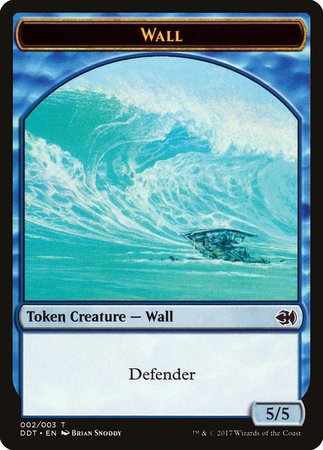 Wall Token [Duel Decks: Merfolk vs. Goblins Tokens] | Jomio and Rueliete's Cards and Comics