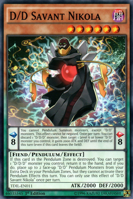 D/D Savant Nikola [TDIL-EN011] Common | Jomio and Rueliete's Cards and Comics