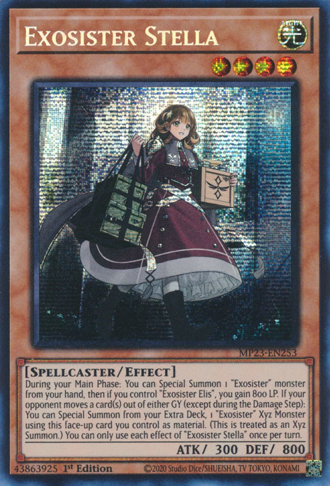 Exosister Stella [MP23-EN253] Prismatic Secret Rare | Jomio and Rueliete's Cards and Comics