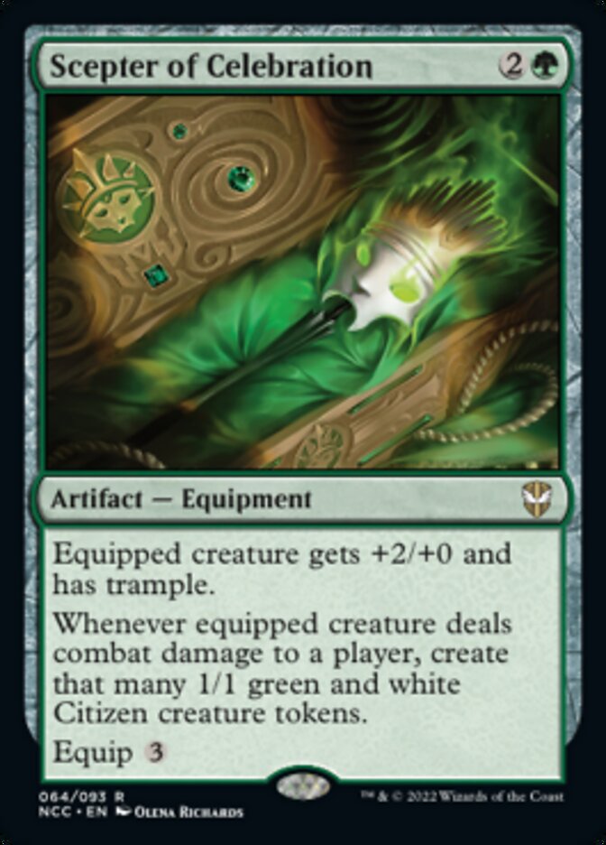 Scepter of Celebration [Streets of New Capenna Commander] | Jomio and Rueliete's Cards and Comics
