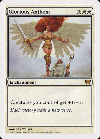 Glorious Anthem [Ninth Edition] | Jomio and Rueliete's Cards and Comics