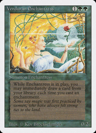 Verduran Enchantress [Revised Edition] | Jomio and Rueliete's Cards and Comics