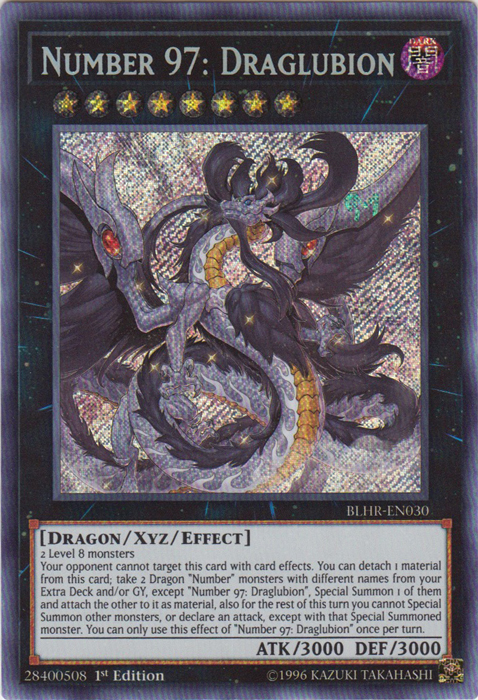 Number 97: Draglubion [BLHR-EN030] Secret Rare | Jomio and Rueliete's Cards and Comics