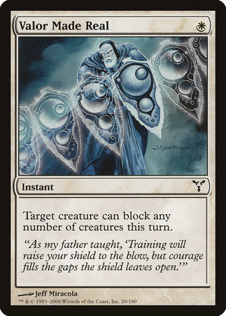 Valor Made Real [Dissension] | Jomio and Rueliete's Cards and Comics