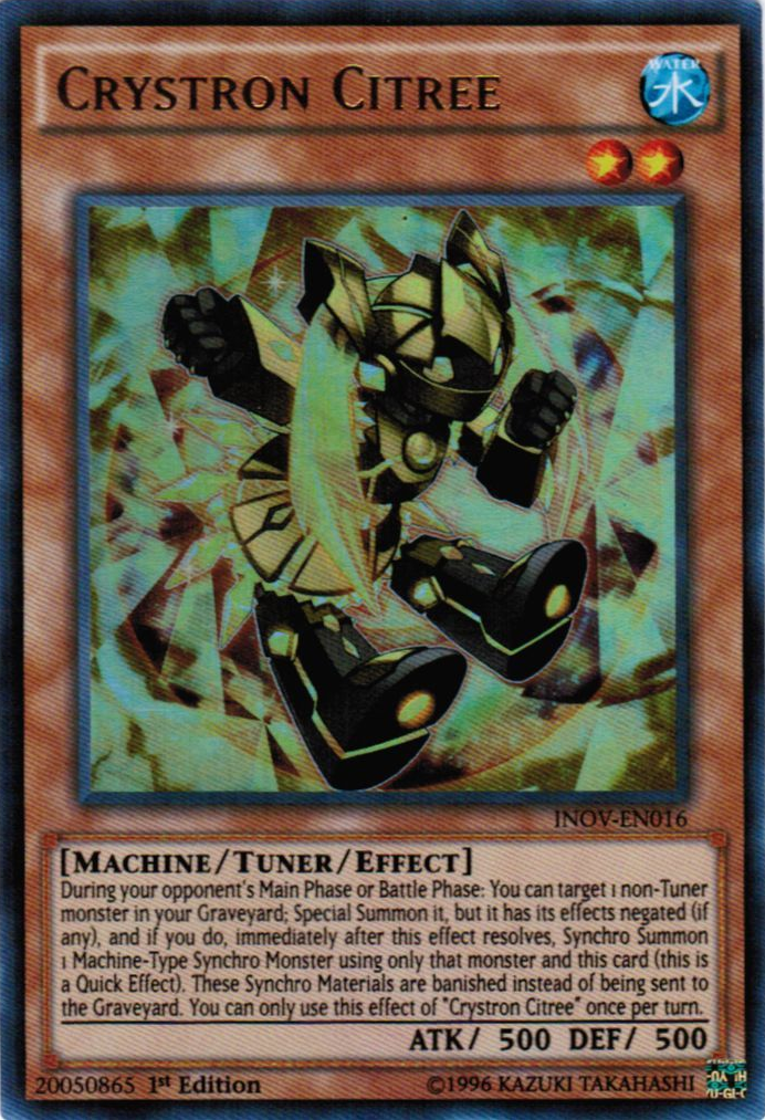 Crystron Citree [INOV-EN016] Ultra Rare | Jomio and Rueliete's Cards and Comics