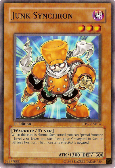Junk Synchron [5DS2-EN014] Common | Jomio and Rueliete's Cards and Comics