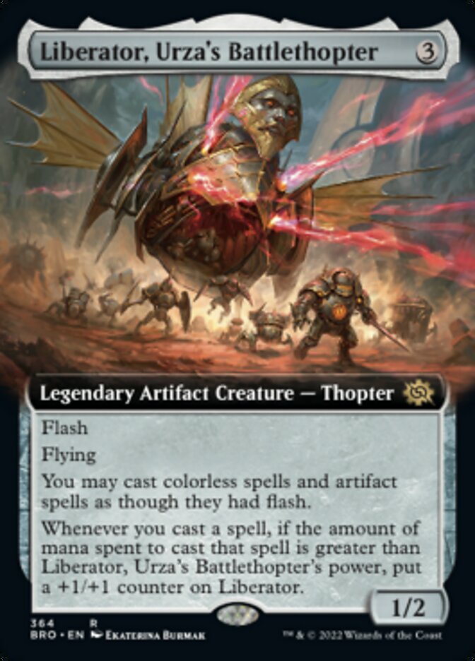 Liberator, Urza's Battlethopter (Extended Art) [The Brothers' War] | Jomio and Rueliete's Cards and Comics