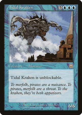 Tidal Kraken [Mercadian Masques] | Jomio and Rueliete's Cards and Comics