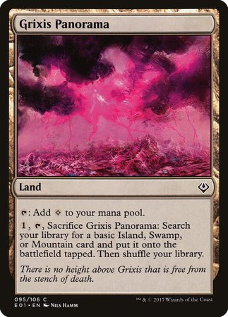 Grixis Panorama [Archenemy: Nicol Bolas] | Jomio and Rueliete's Cards and Comics