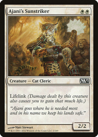 Ajani's Sunstriker [Magic 2013] | Jomio and Rueliete's Cards and Comics