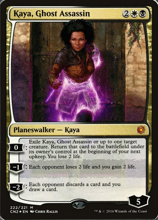 Kaya, Ghost Assassin (222/221) [Conspiracy: Take the Crown] | Jomio and Rueliete's Cards and Comics