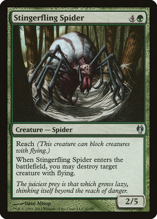 Stingerfling Spider [Duel Decks: Izzet vs. Golgari] | Jomio and Rueliete's Cards and Comics