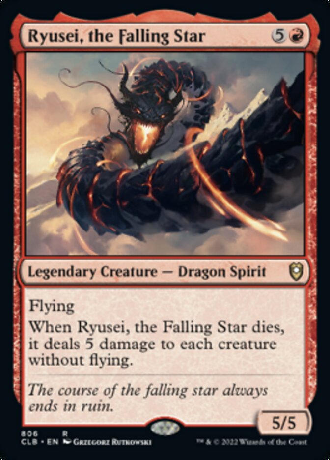 Ryusei, the Falling Star [Commander Legends: Battle for Baldur's Gate] | Jomio and Rueliete's Cards and Comics