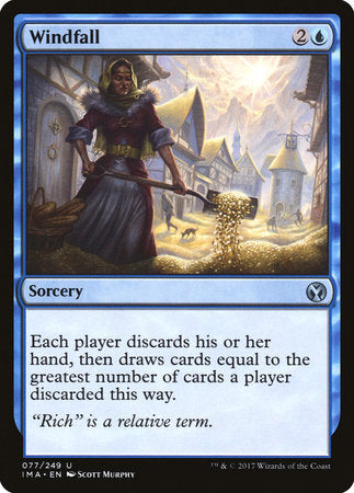 Windfall [Iconic Masters] | Jomio and Rueliete's Cards and Comics