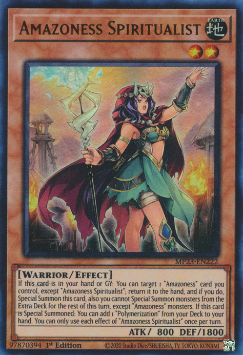 Amazoness Spiritualist [MP23-EN222] Ultra Rare | Jomio and Rueliete's Cards and Comics