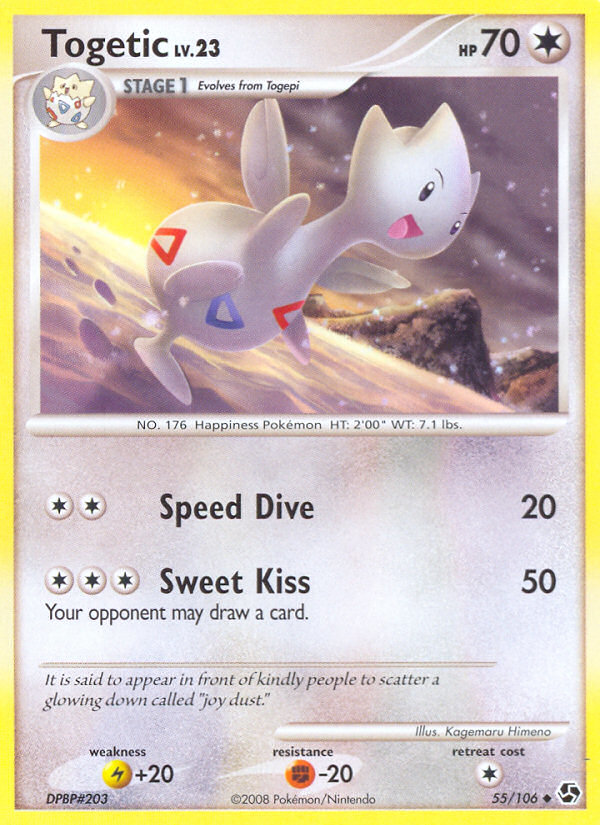 Togetic (55/106) [Diamond & Pearl: Great Encounters] | Jomio and Rueliete's Cards and Comics