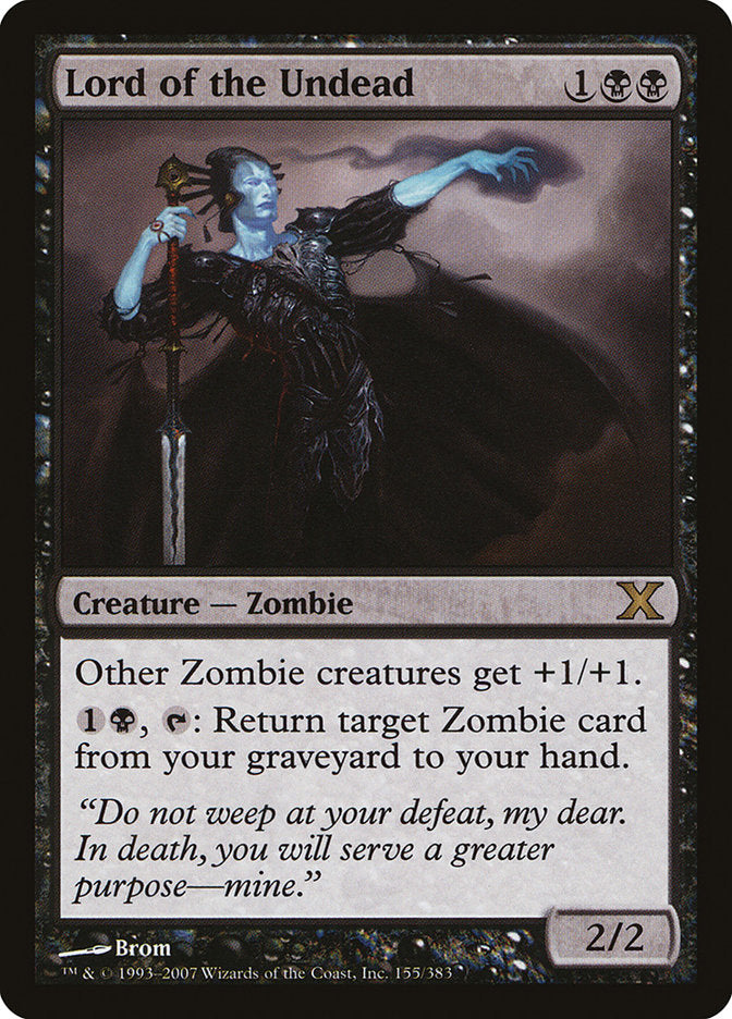 Lord of the Undead [Tenth Edition] | Jomio and Rueliete's Cards and Comics