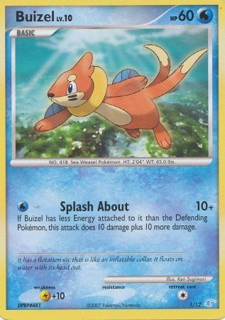 Buizel (1/12) [Diamond & Pearl: Trainer Kit - Manaphy] | Jomio and Rueliete's Cards and Comics