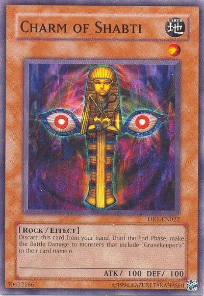 Charm of Shabti [DR1-EN022] Common | Jomio and Rueliete's Cards and Comics