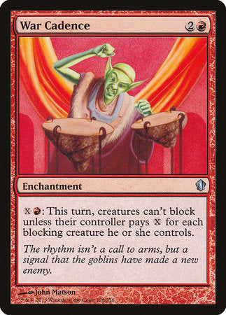 War Cadence [Commander 2013] | Jomio and Rueliete's Cards and Comics