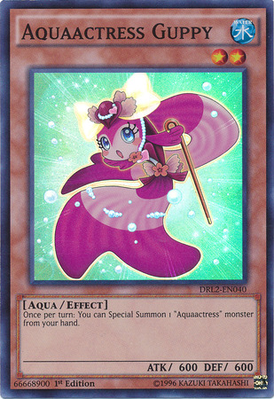 Aquaactress Guppy [DRL2-EN040] Super Rare | Jomio and Rueliete's Cards and Comics