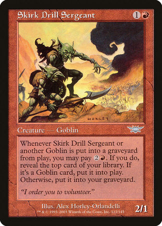 Skirk Drill Sergeant [Legions] | Jomio and Rueliete's Cards and Comics
