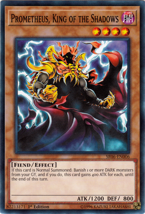 Prometheus, King of the Shadows [SR06-EN006] Common | Jomio and Rueliete's Cards and Comics