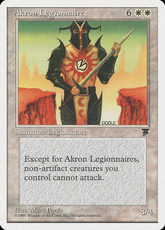 Akron Legionnaire [Chronicles] | Jomio and Rueliete's Cards and Comics
