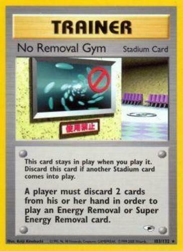 No Removal Gym (103/132) [Gym Heroes Unlimited] | Jomio and Rueliete's Cards and Comics