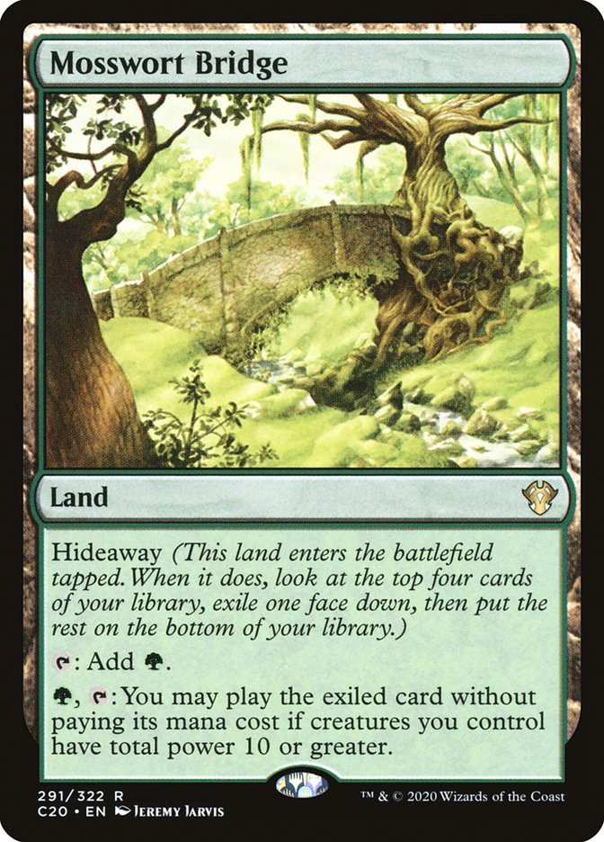 Mosswort Bridge [Commander 2020] | Jomio and Rueliete's Cards and Comics