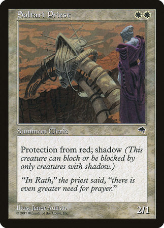 Soltari Priest [Tempest] | Jomio and Rueliete's Cards and Comics