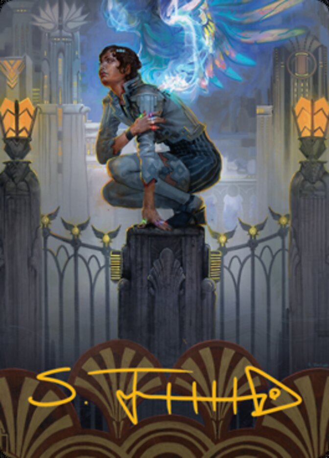 Giada, Font of Hope 2 Art Card (Gold-Stamped Signature) [Streets of New Capenna Art Series] | Jomio and Rueliete's Cards and Comics