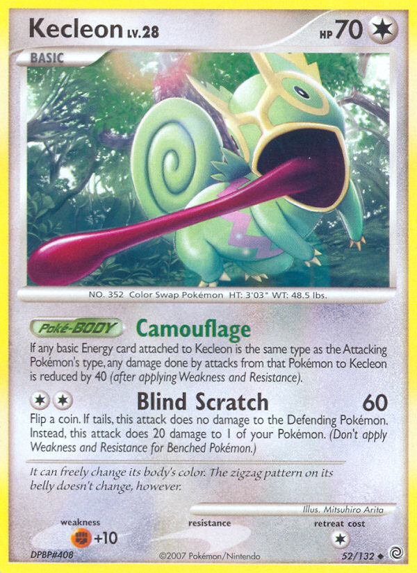 Kecleon (52/132) [Diamond & Pearl: Secret Wonders] | Jomio and Rueliete's Cards and Comics