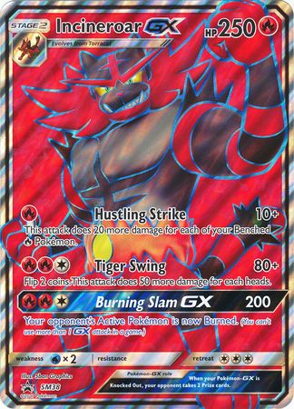 Incineroar GX (SM38) (Jumbo Card) [Sun & Moon: Black Star Promos] | Jomio and Rueliete's Cards and Comics