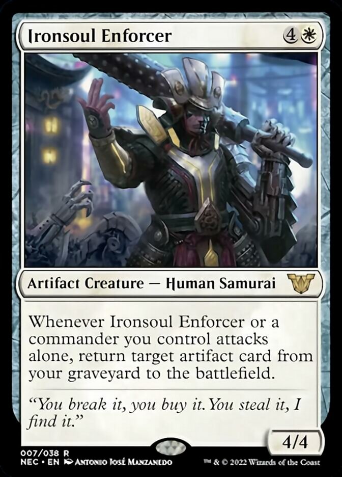 Ironsoul Enforcer [Kamigawa: Neon Dynasty Commander] | Jomio and Rueliete's Cards and Comics